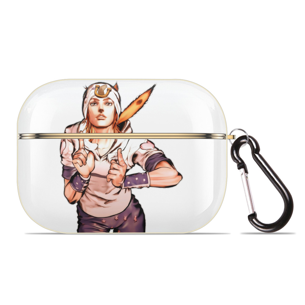 （画像用） ジョジョの奇妙な冒険 ジョナサン?ジョースター JoJo's Bizarre Adventure Jonathan Joestar 【AirPods Pro用】ハードシェル保護ケース｜耐衝撃・防指紋・カラビナ付き商品仕様