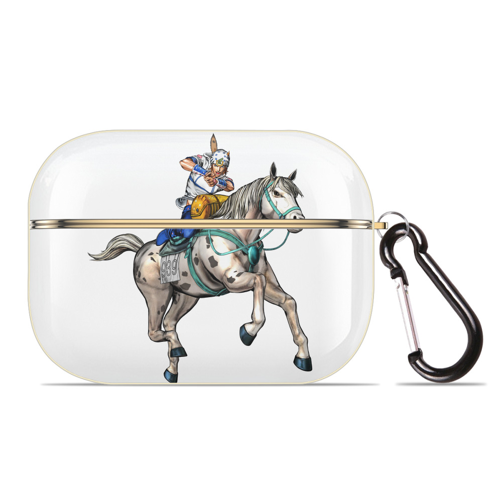（画像用） ジョジョの奇妙な冒険 ジョナサン?ジョースター JoJo's Bizarre Adventure Jonathan Joestar 【AirPods Pro用】ハードシェル保護ケース｜耐衝撃・防指紋・カラビナ付き商品仕様
