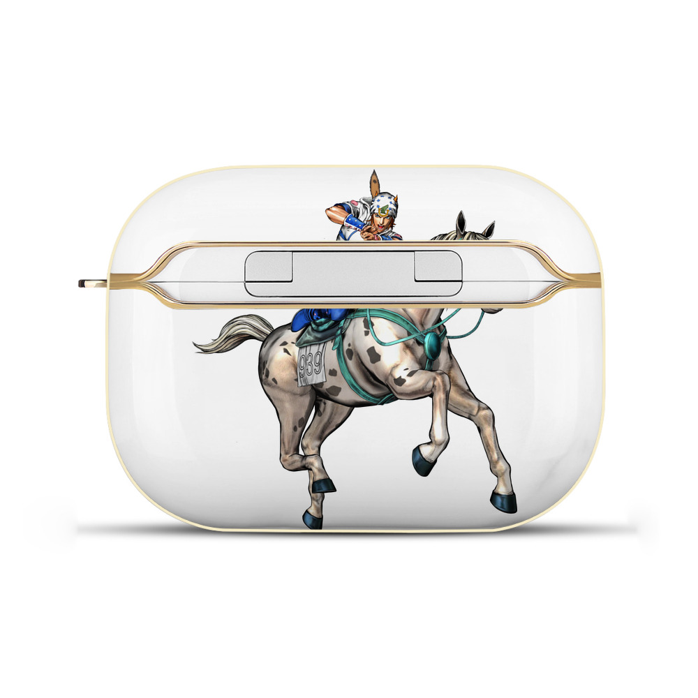 （画像用） ジョジョの奇妙な冒険 ジョナサン?ジョースター JoJo's Bizarre Adventure Jonathan Joestar 【AirPods Pro用】ハードシェル保護ケース｜耐衝撃・防指紋・カラビナ付き商品仕様