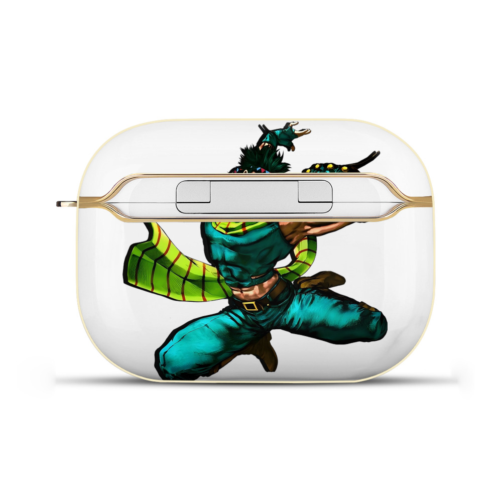 （画像用） ジョジョの奇妙な冒険 ジョセフ?ジョースター JoJo's Bizarre Adventure Joseph Joestar 【AirPods Pro用】ハードシェル保護ケース｜耐衝撃・防指紋・カラビナ付き商品仕様