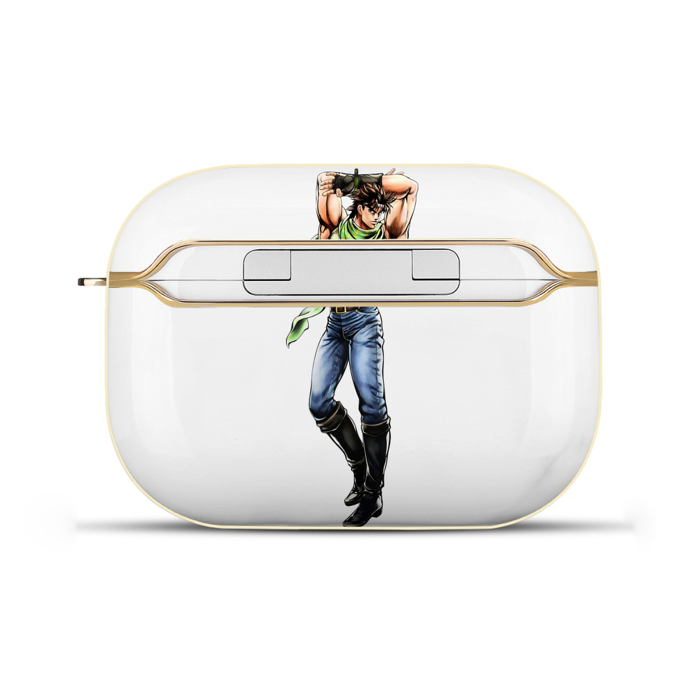 （画像用） ジョジョの奇妙な冒険 ジョセフ?ジョースター JoJo's Bizarre Adventure Joseph Joestar 【AirPods Pro用】ハードシェル保護ケース｜耐衝撃・防指紋・カラビナ付き商品仕様
