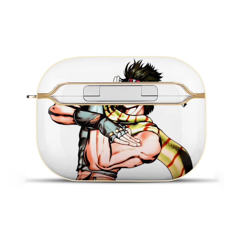 （画像用） ジョジョの奇妙な冒険 ジョセフ?ジョースター JoJo's Bizarre Adventure Joseph Joestar 【AirPods Pro用】ハードシェル保護ケース｜耐衝撃・防指紋・カラビナ付き商品仕様