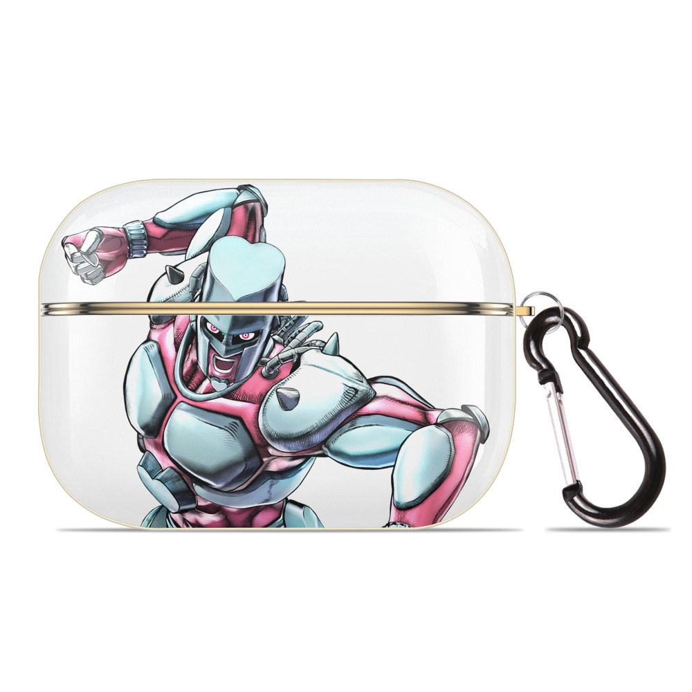 （画像用） ジョジョの奇妙な冒険 ひがしかた じょうすけ JoJo's Bizarre Adventure Higashikata Josuke 【AirPods Pro用】ハードシェル保護ケース｜耐衝撃・防指紋・カラビナ付き商品仕様