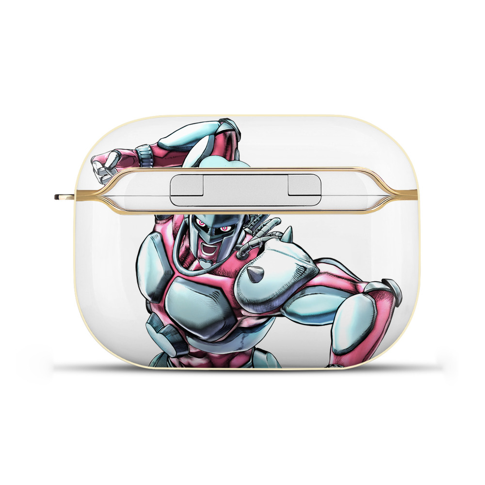 （画像用） ジョジョの奇妙な冒険 ひがしかた じょうすけ JoJo's Bizarre Adventure Higashikata Josuke 【AirPods Pro用】ハードシェル保護ケース｜耐衝撃・防指紋・カラビナ付き商品仕様