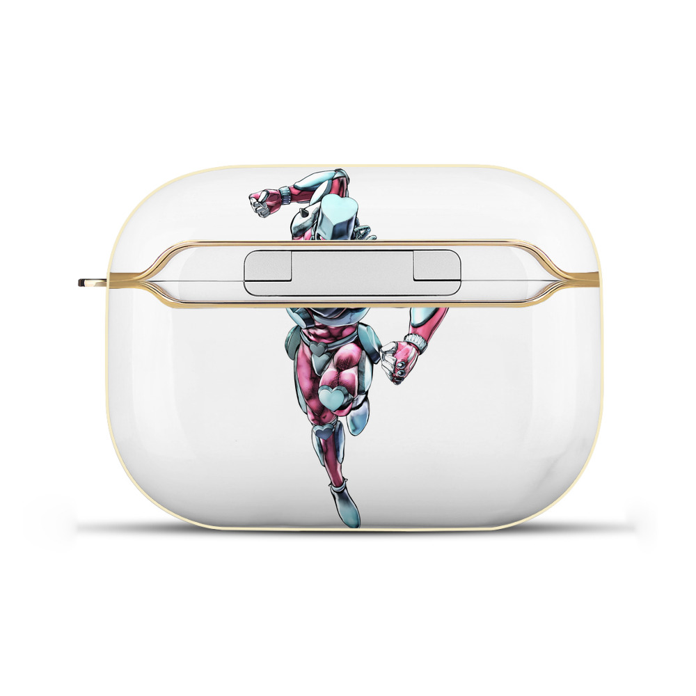 （画像用） ジョジョの奇妙な冒険 ひがしかた じょうすけ JoJo's Bizarre Adventure Higashikata Josuke 【AirPods Pro用】ハードシェル保護ケース｜耐衝撃・防指紋・カラビナ付き商品仕様
