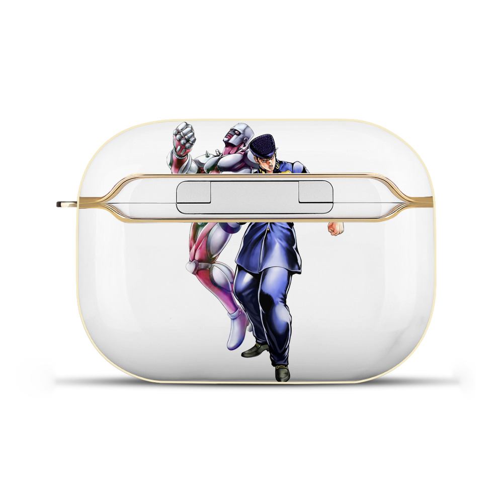 （画像用） ジョジョの奇妙な冒険 ひがしかた じょうすけ JoJo's Bizarre Adventure Higashikata Josuke 【AirPods Pro用】ハードシェル保護ケース｜耐衝撃・防指紋・カラビナ付き商品仕様