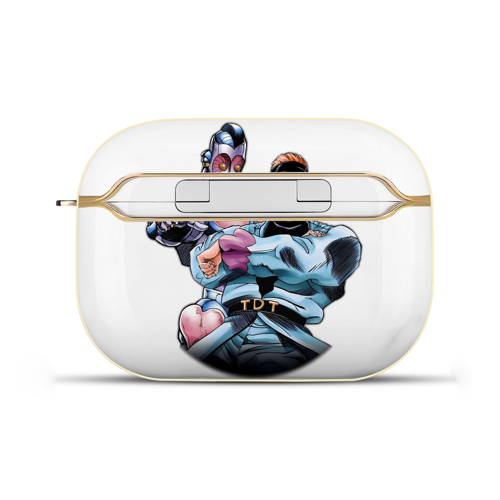（画像用） ジョジョの奇妙な冒険 ひがしかた じょうすけ JoJo's Bizarre Adventure Higashikata Josuke 【AirPods Pro用】ハードシェル保護ケース｜耐衝撃・防指紋・カラビナ付き商品仕様