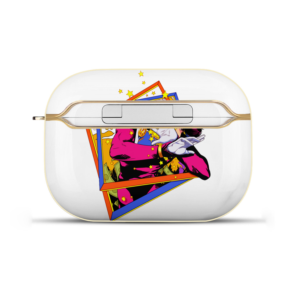 （画像用） ジョジョの奇妙な冒険 ひがしかた じょうすけ JoJo's Bizarre Adventure Higashikata Josuke 【AirPods Pro用】ハードシェル保護ケース｜耐衝撃・防指紋・カラビナ付き商品仕様