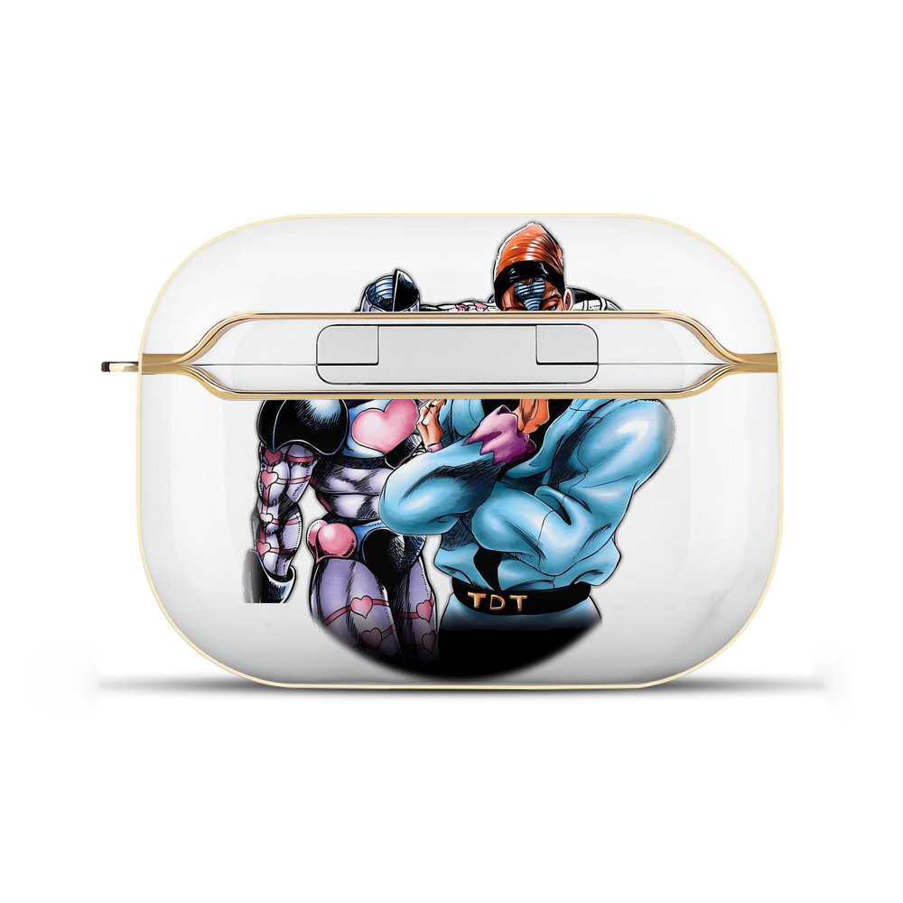 （画像用） ジョジョの奇妙な冒険 ひがしかた じょうすけ JoJo's Bizarre Adventure Higashikata Josuke 【AirPods Pro用】ハードシェル保護ケース｜耐衝撃・防指紋・カラビナ付き商品仕様