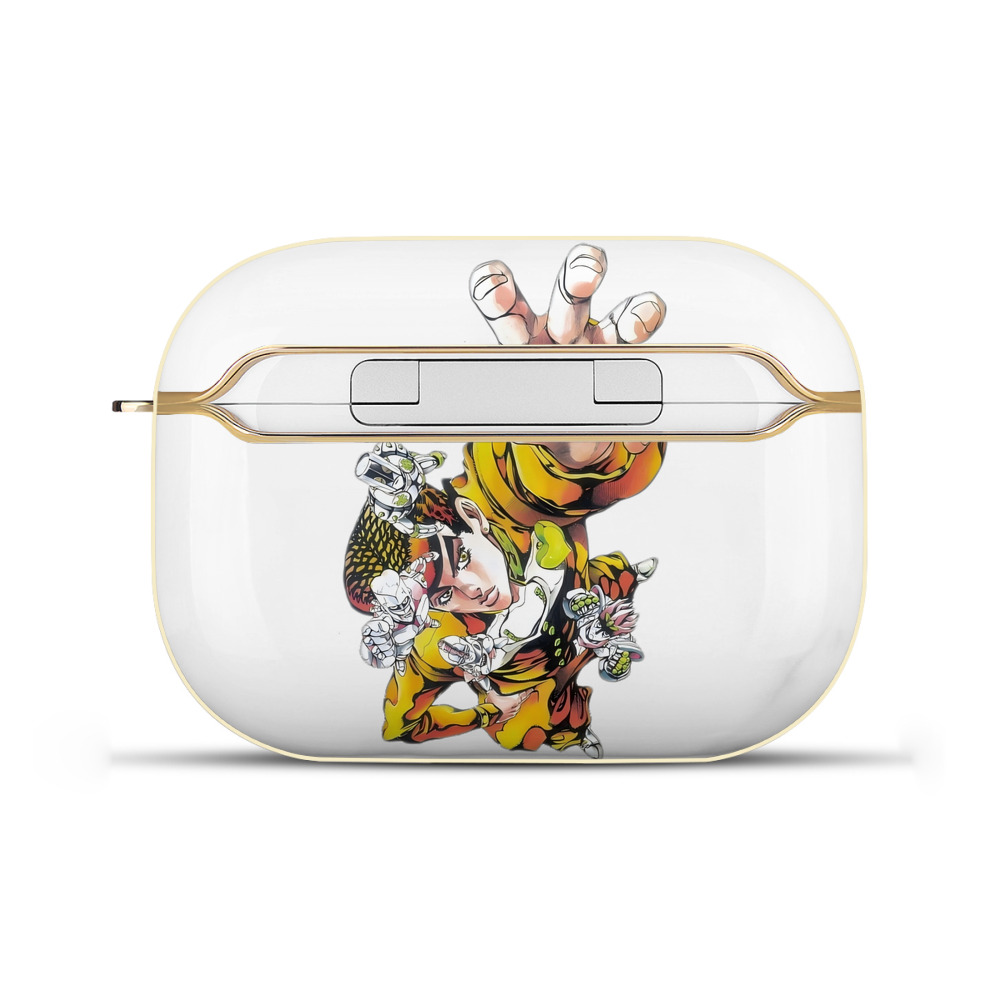 （画像用） ジョジョの奇妙な冒険 ひがしかた じょうすけ JoJo's Bizarre Adventure Higashikata Josuke 【AirPods Pro用】ハードシェル保護ケース｜耐衝撃・防指紋・カラビナ付き商品仕様