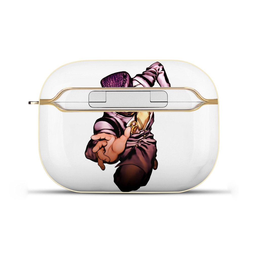 （画像用） ジョジョの奇妙な冒険 ひがしかた じょうすけ JoJo's Bizarre Adventure Higashikata Josuke 【AirPods Pro用】ハードシェル保護ケース｜耐衝撃・防指紋・カラビナ付き商品仕様