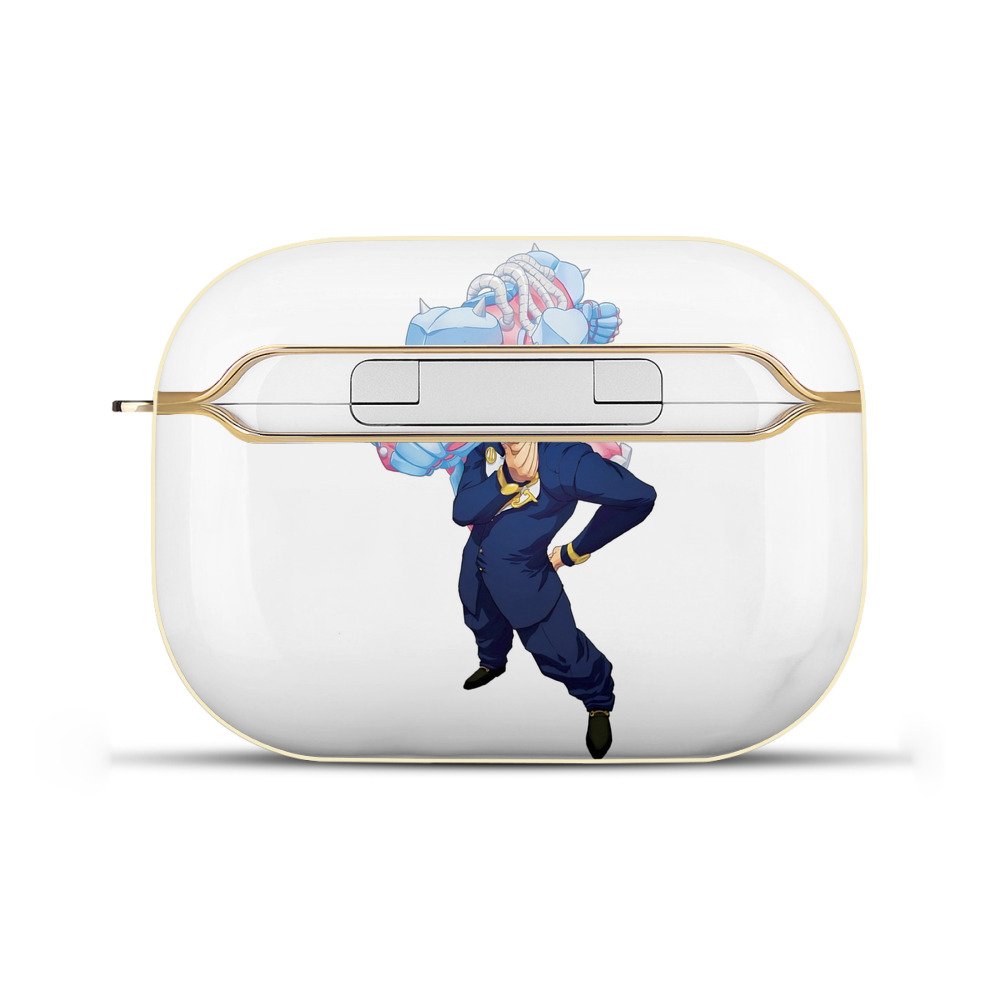 （画像用） ジョジョの奇妙な冒険 ひがしかた じょうすけ JoJo's Bizarre Adventure Higashikata Josuke 【AirPods Pro用】ハードシェル保護ケース｜耐衝撃・防指紋・カラビナ付き商品仕様