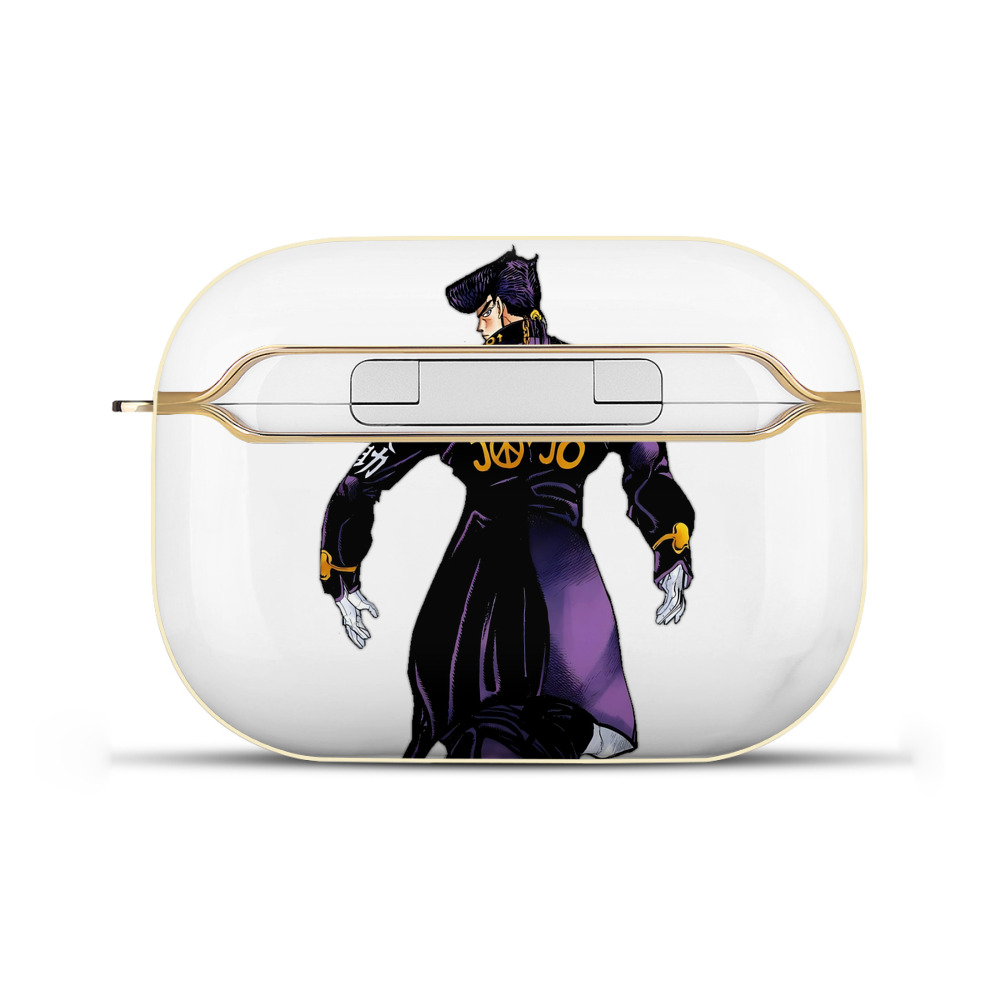 （画像用） ジョジョの奇妙な冒険 ひがしかた じょうすけ JoJo's Bizarre Adventure Higashikata Josuke 【AirPods Pro用】ハードシェル保護ケース｜耐衝撃・防指紋・カラビナ付き商品仕様