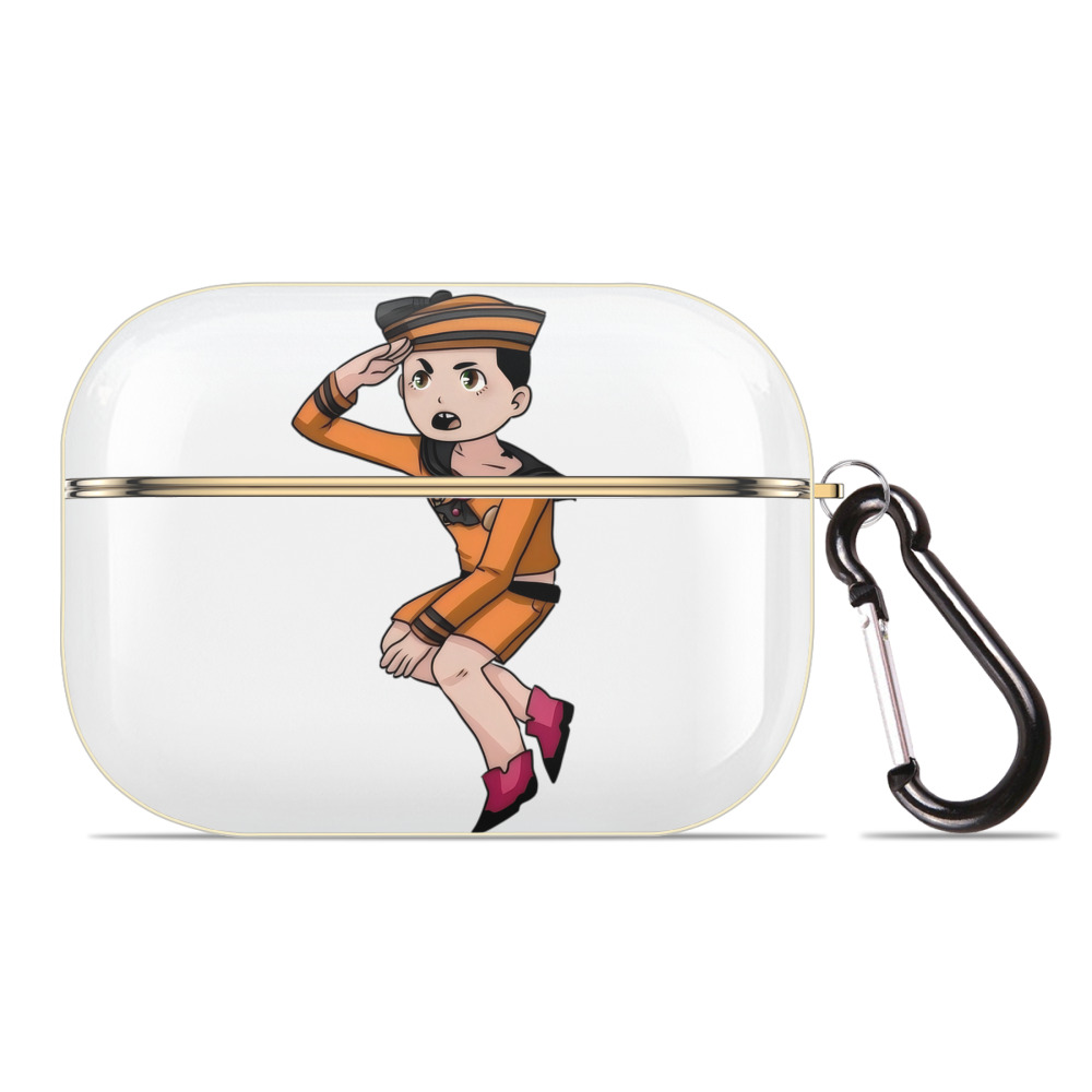 （画像用） ジョジョの奇妙な冒険 東方定助 JoJo's Bizarre Adventure Higashikata Josuke 【AirPods Pro用】ハードシェル保護ケース｜耐衝撃・防指紋・カラビナ付き商品仕様