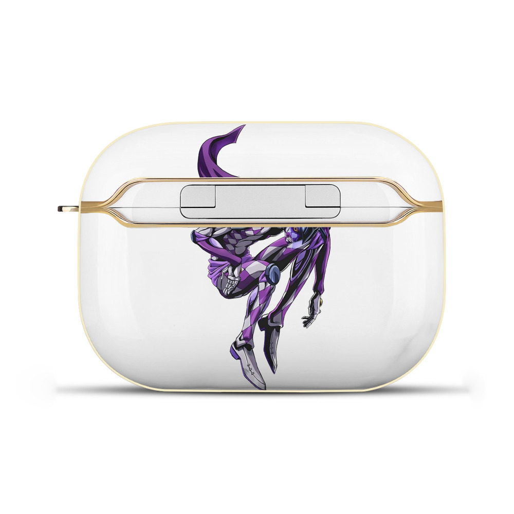 （画像用） ジョジョの奇妙な冒険 パンナコッタ?フー JoJo's Bizarre Adventure Pannacotta Fugo 【AirPods Pro用】ハードシェル保護ケース｜耐衝撃・防指紋・カラビナ付き商品仕様