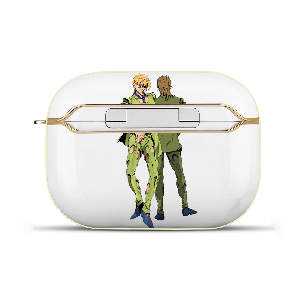 （画像用） ジョジョの奇妙な冒険 パンナコッタ?フー JoJo's Bizarre Adventure Pannacotta Fugo 【AirPods Pro用】ハードシェル保護ケース｜耐衝撃・防指紋・カラビナ付き商品仕様