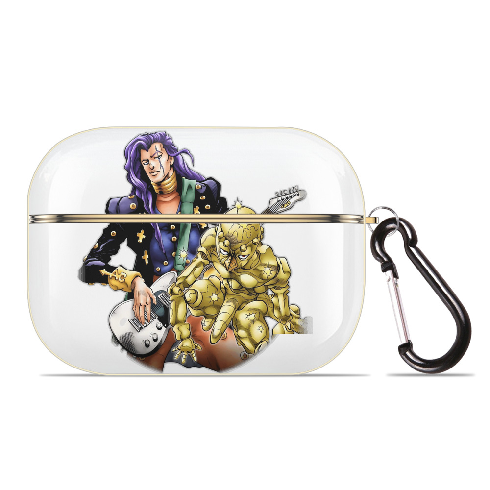 （画像用） ジョジョの奇妙な冒険 おといし あきら JoJo's Bizarre Adventure Akira Otoishi 【AirPods Pro用】ハードシェル保護ケース｜耐衝撃・防指紋・カラビナ付き商品仕様