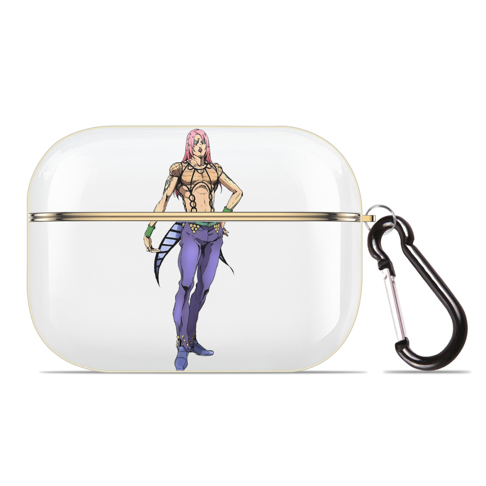 （画像用） ジョジョの奇妙な冒険 ビネガー?ドッピオ JoJo's Bizarre Adventure Vinegar Doppio 【AirPods Pro用】ハードシェル保護ケース｜耐衝撃・防指紋・カラビナ付き商品仕様