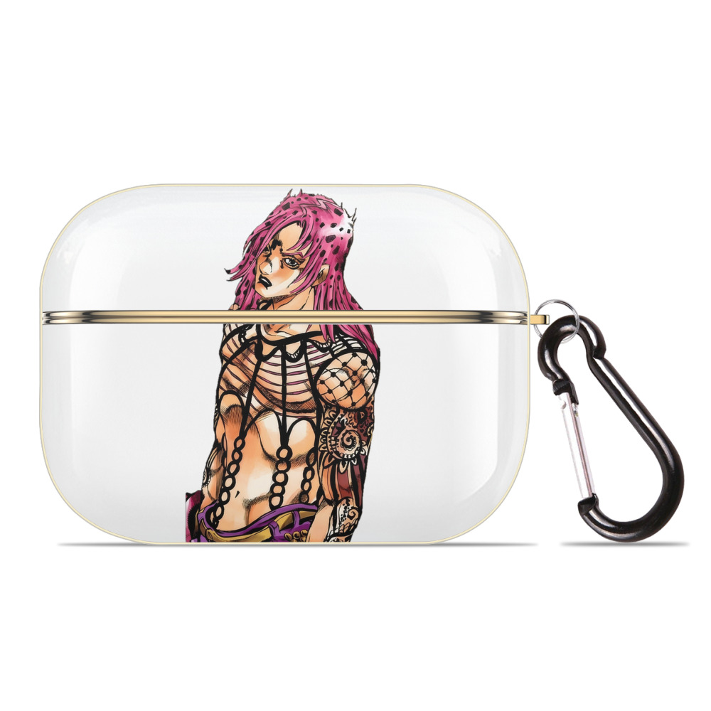 （画像用） ジョジョの奇妙な冒険 ビネガー?ドッピオ JoJo's Bizarre Adventure Vinegar Doppio 【AirPods Pro用】ハードシェル保護ケース｜耐衝撃・防指紋・カラビナ付き商品仕様