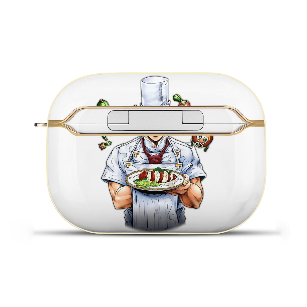 （画像用） ジョジョの奇妙な冒険 Tonio Trussardi JoJo's Bizarre Adventure トニオ?トラッサルディ 【AirPods Pro用】ハードシェル保護ケース｜耐衝撃・防指紋・カラビナ付き商品仕様