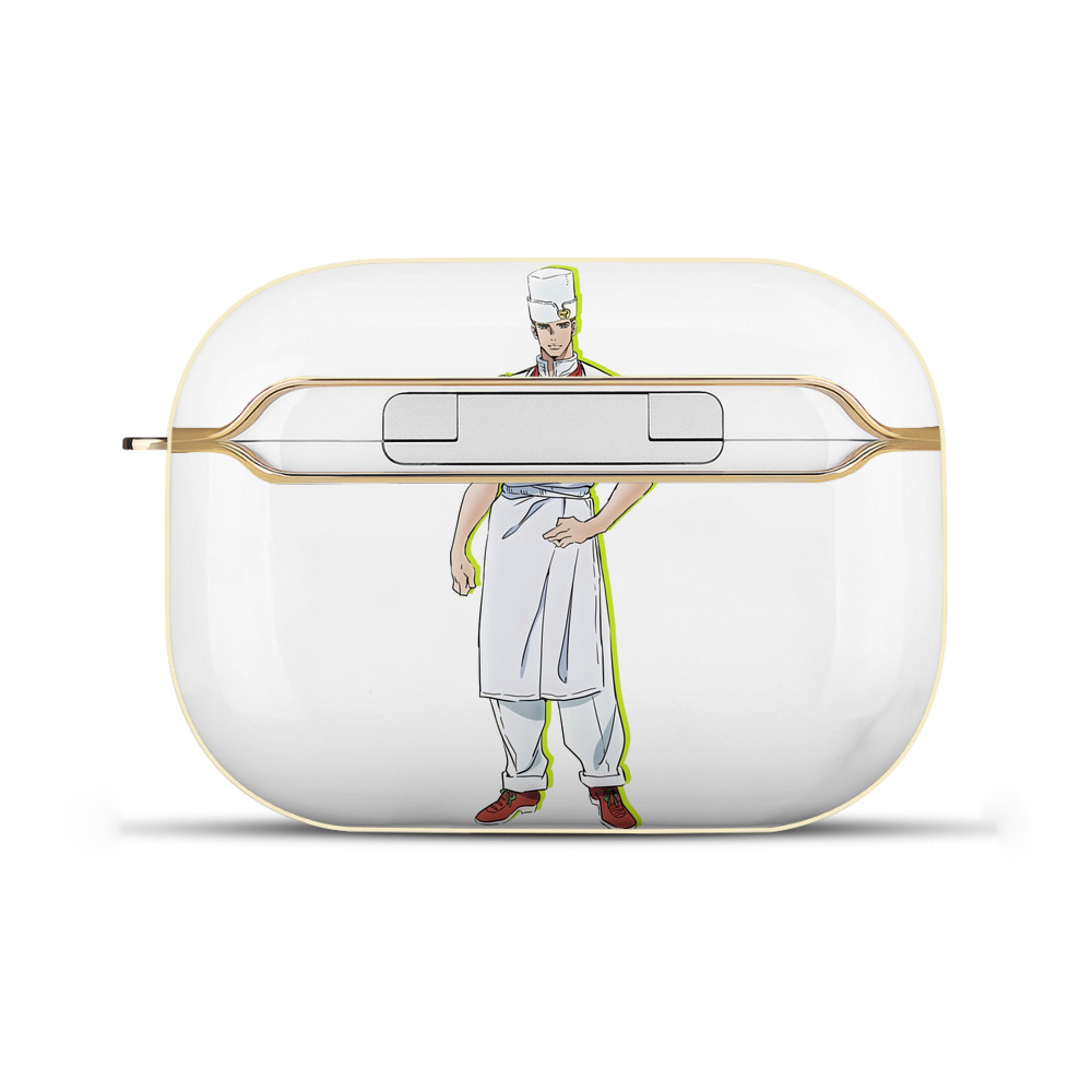 （画像用） ジョジョの奇妙な冒険 Tonio Trussardi JoJo's Bizarre Adventure トニオ?トラッサルディ 【AirPods Pro用】ハードシェル保護ケース｜耐衝撃・防指紋・カラビナ付き商品仕様