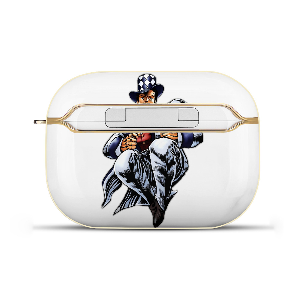 （画像用） ジョジョの奇妙な冒険 ウィル?アントニオ?ツェペリ JoJo's Bizarre Adventure Will Anthonio Zeppeli 【AirPods Pro用】ハードシェル保護ケース｜耐衝撃・防指紋・カラビナ付き商品仕様