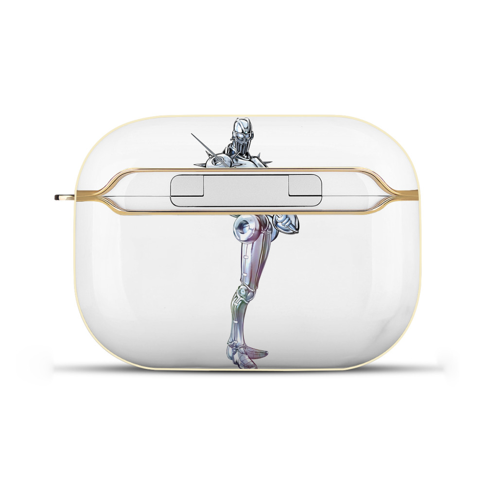 （画像用） ジョジョの奇妙な冒険 ジャン＝ピエール?ポルナレフ JoJo's Bizarre Adventure Jan Pierre Polnareff 【AirPods Pro用】ハードシェル保護ケース｜耐衝撃・防指紋・カラビナ付き商品仕様
