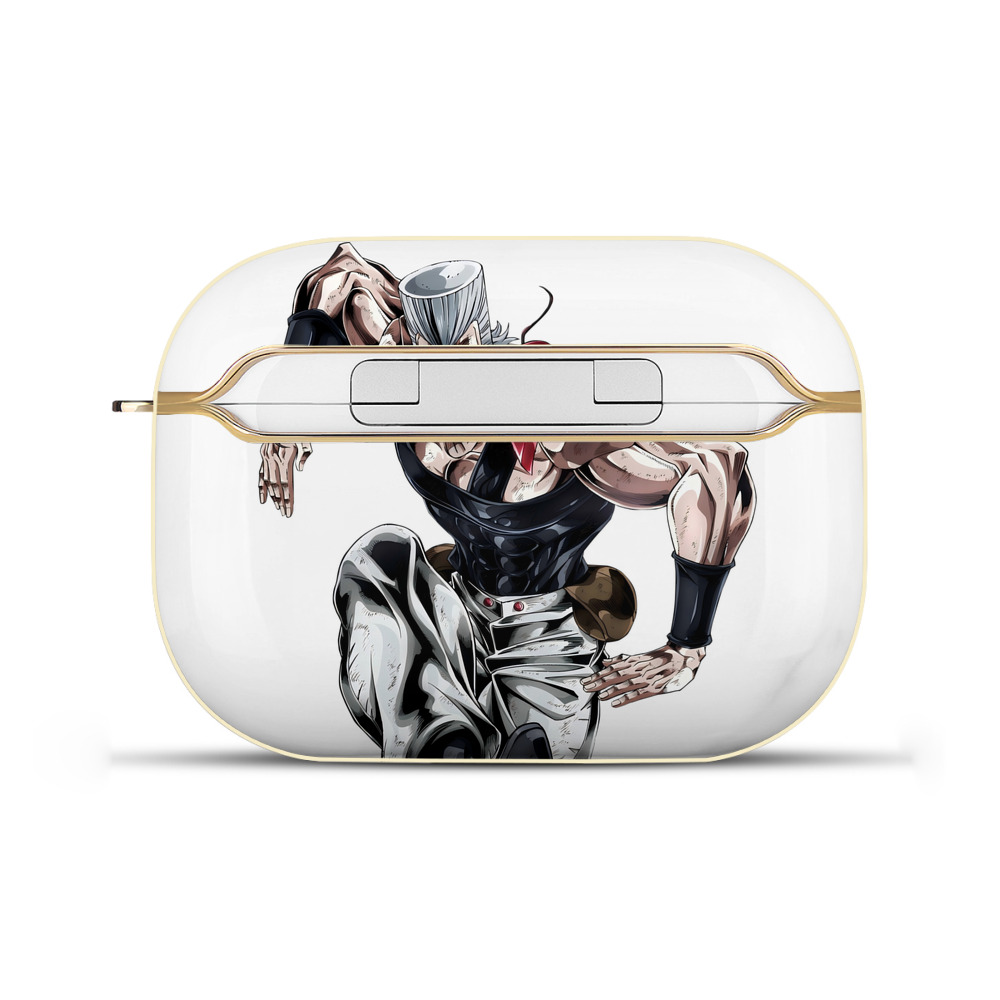 （画像用） ジョジョの奇妙な冒険 ジャン＝ピエール?ポルナレフ JoJo's Bizarre Adventure Jan Pierre Polnareff 【AirPods Pro用】ハードシェル保護ケース｜耐衝撃・防指紋・カラビナ付き商品仕様