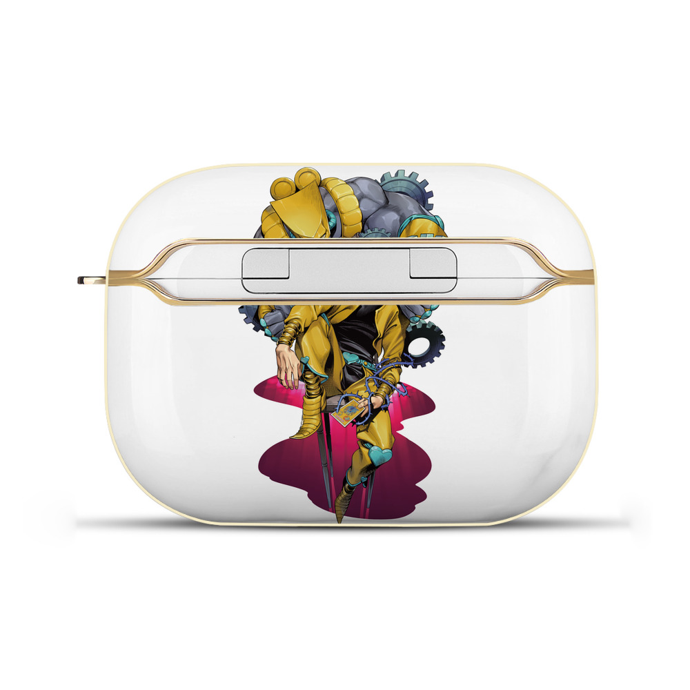 （画像用） ジョジョの奇妙な冒険 ディオ?ブランドー JoJo's Bizarre Adventure Dio Brando 【AirPods Pro用】ハードシェル保護ケース｜耐衝撃・防指紋・カラビナ付き商品仕様