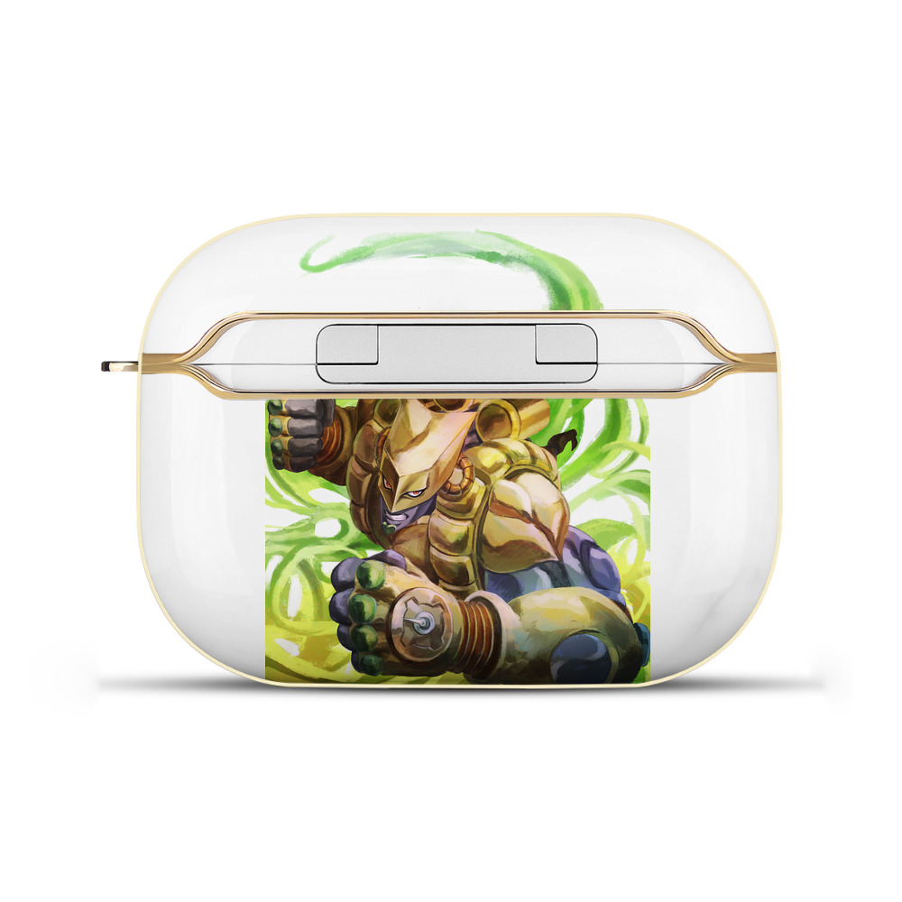 （画像用） ジョジョの奇妙な冒険 ディオ?ブランドー JoJo's Bizarre Adventure Dio Brando 【AirPods Pro用】ハードシェル保護ケース｜耐衝撃・防指紋・カラビナ付き商品仕様