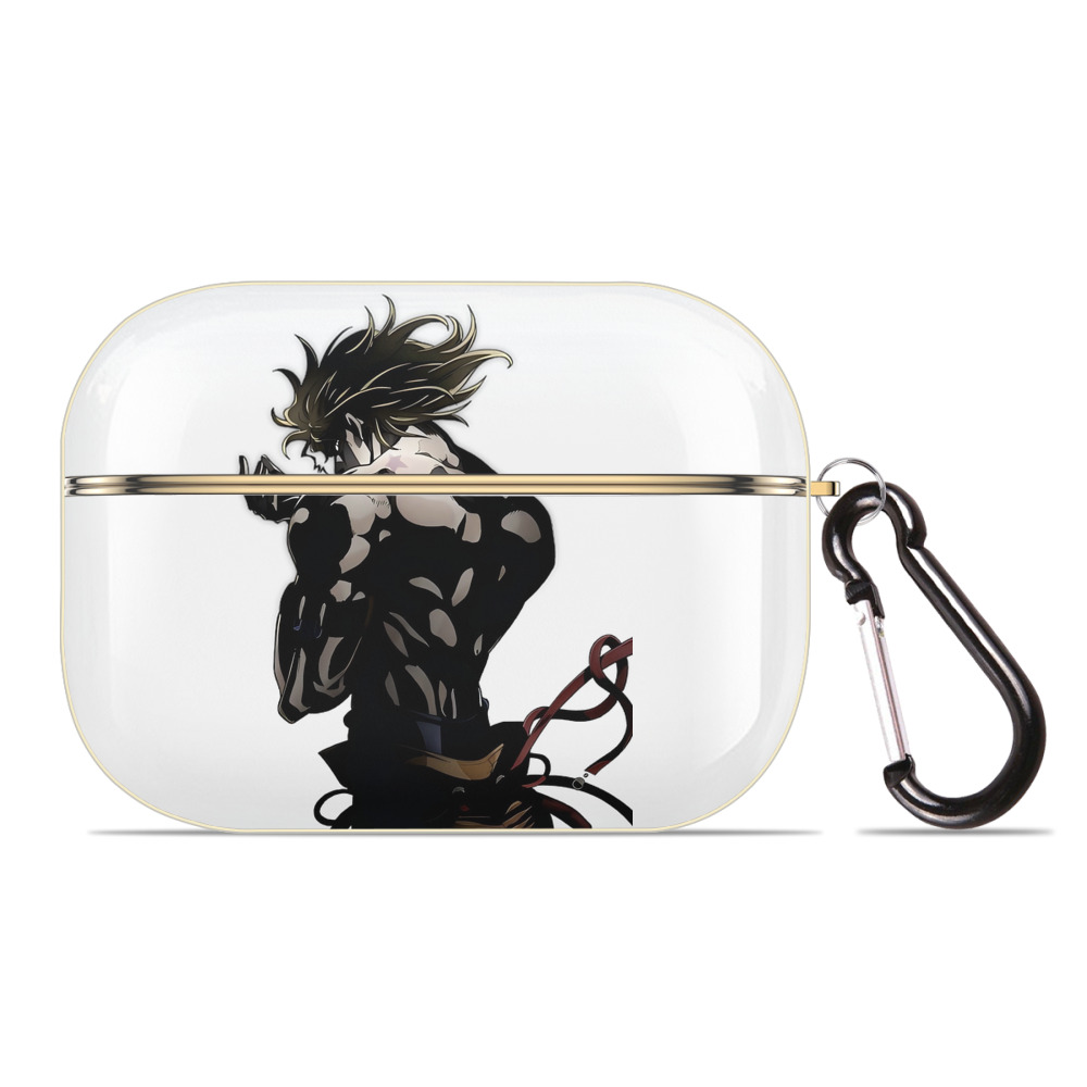 （画像用） ジョジョの奇妙な冒険 ディオ?ブランドー JoJo's Bizarre Adventure Dio Brando 【AirPods Pro用】ハードシェル保護ケース｜耐衝撃・防指紋・カラビナ付き商品仕様