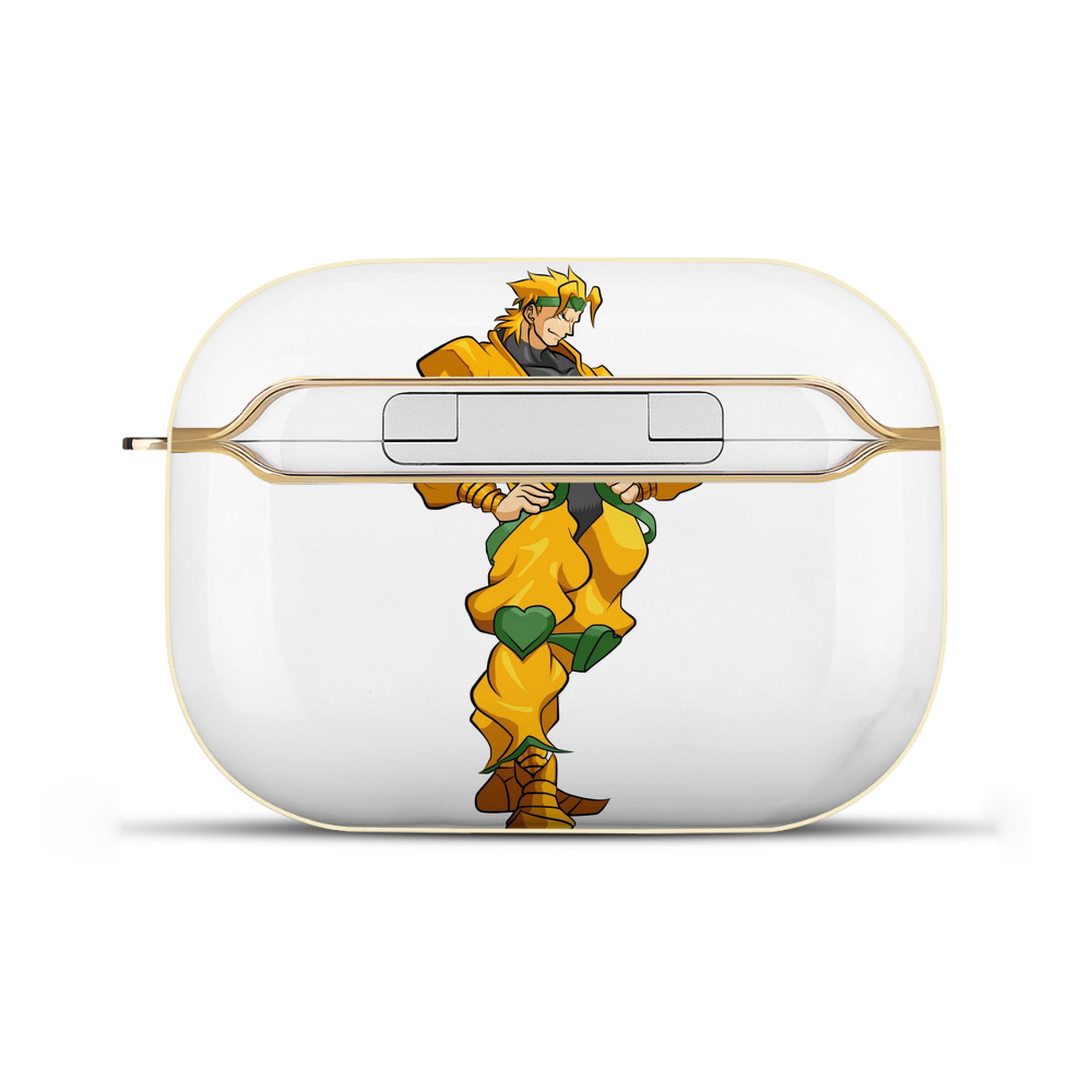 （画像用） ジョジョの奇妙な冒険 ディオ?ブランドー JoJo's Bizarre Adventure Dio Brando 【AirPods Pro用】ハードシェル保護ケース｜耐衝撃・防指紋・カラビナ付き商品仕様