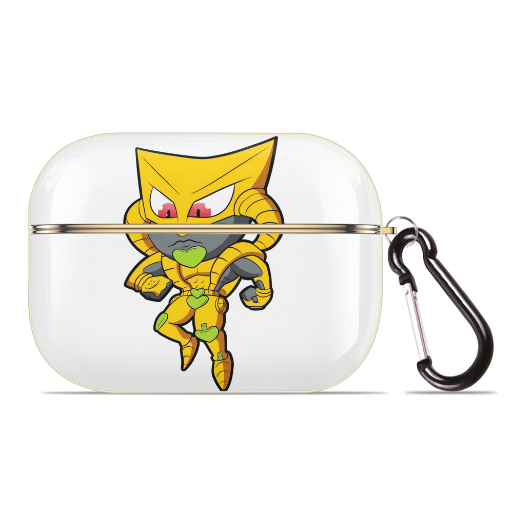 （画像用） ジョジョの奇妙な冒険 ディオ?ブランドー JoJo's Bizarre Adventure Dio Brando 【AirPods Pro用】ハードシェル保護ケース｜耐衝撃・防指紋・カラビナ付き商品仕様