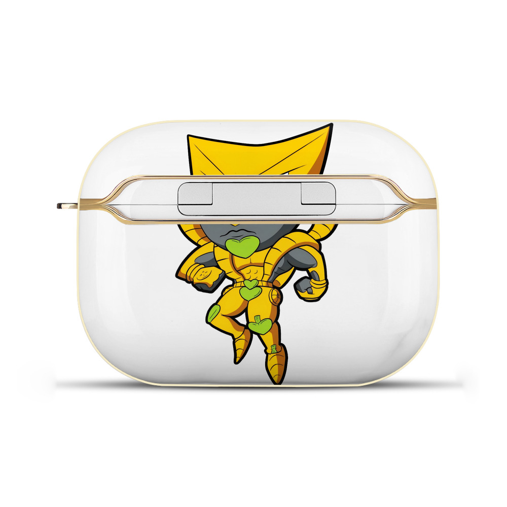 （画像用） ジョジョの奇妙な冒険 ディオ?ブランドー JoJo's Bizarre Adventure Dio Brando 【AirPods Pro用】ハードシェル保護ケース｜耐衝撃・防指紋・カラビナ付き商品仕様