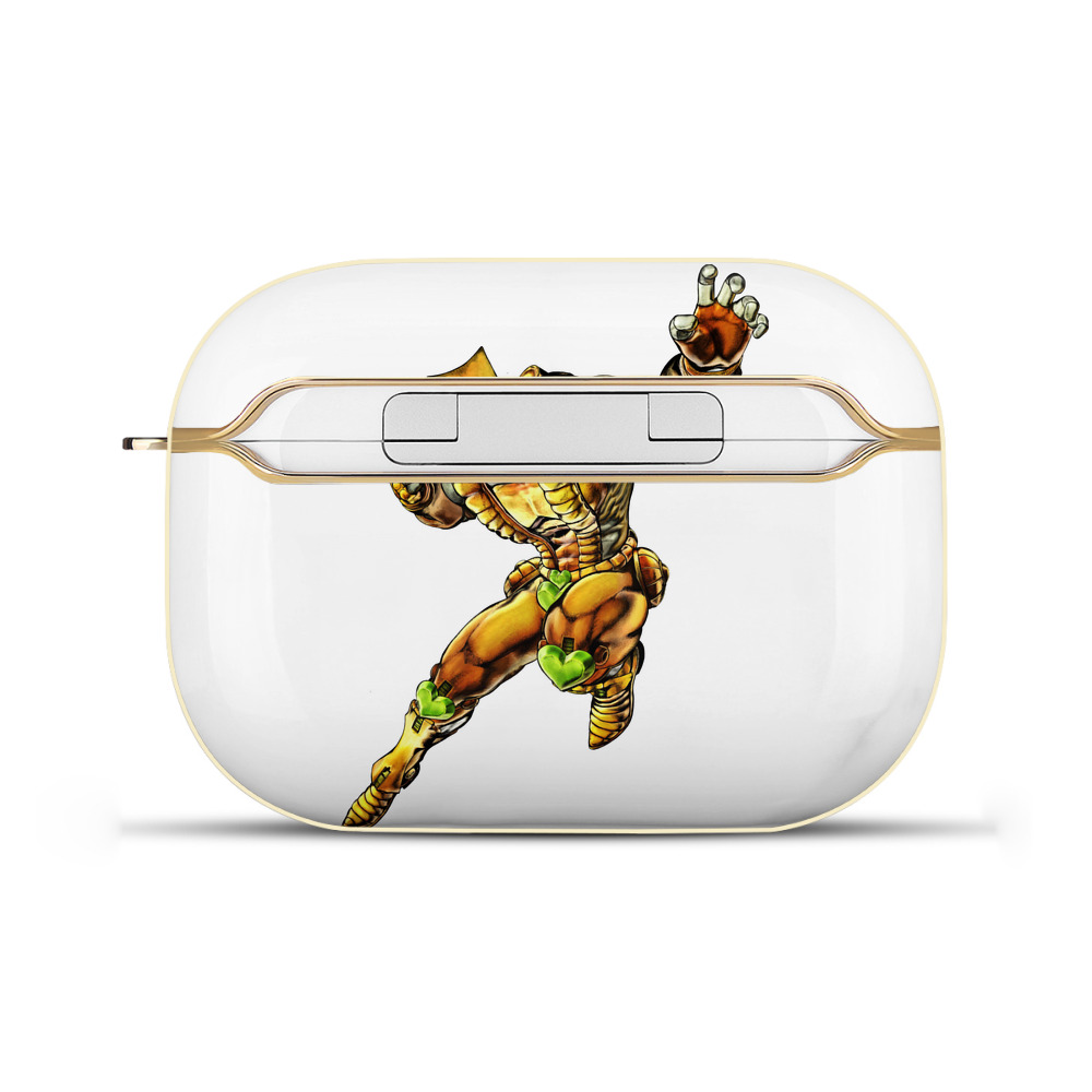 （画像用） ジョジョの奇妙な冒険 ディオ?ブランドー JoJo's Bizarre Adventure Dio Brando 【AirPods Pro用】ハードシェル保護ケース｜耐衝撃・防指紋・カラビナ付き商品仕様