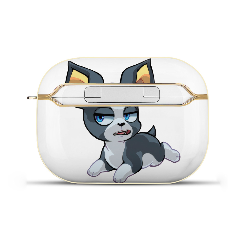 （画像用） ジョジョの奇妙な冒険 イギー JoJo's Bizarre Adventure Iggy 【AirPods Pro用】ハードシェル保護ケース｜耐衝撃・防指紋・カラビナ付き商品仕様