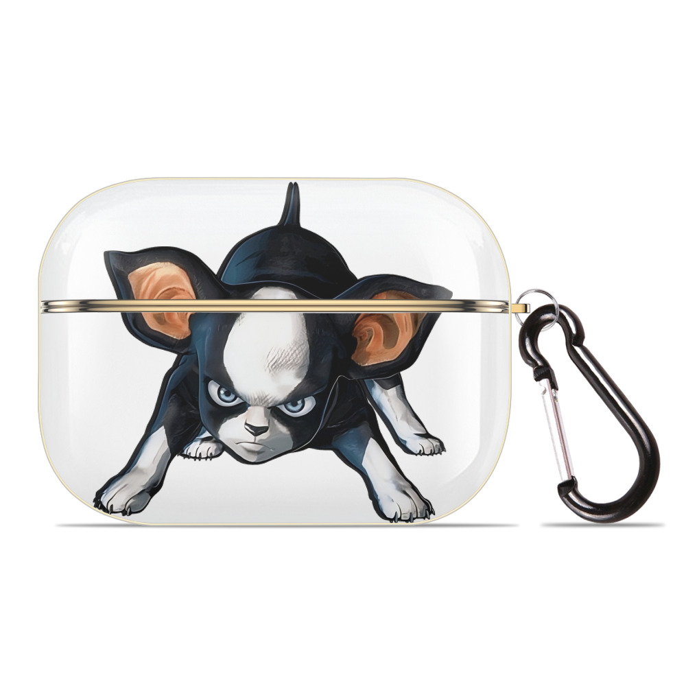 （画像用） ジョジョの奇妙な冒険 イギー JoJo's Bizarre Adventure Iggy 【AirPods Pro用】ハードシェル保護ケース｜耐衝撃・防指紋・カラビナ付き商品仕様