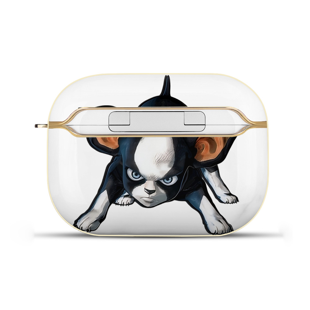 （画像用） ジョジョの奇妙な冒険 イギー JoJo's Bizarre Adventure Iggy 【AirPods Pro用】ハードシェル保護ケース｜耐衝撃・防指紋・カラビナ付き商品仕様