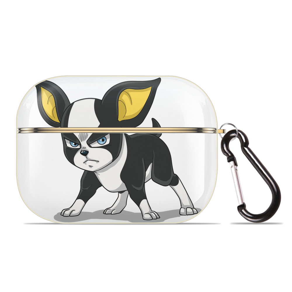 （画像用） ジョジョの奇妙な冒険 イギー JoJo's Bizarre Adventure Iggy 【AirPods Pro用】ハードシェル保護ケース｜耐衝撃・防指紋・カラビナ付き商品仕様