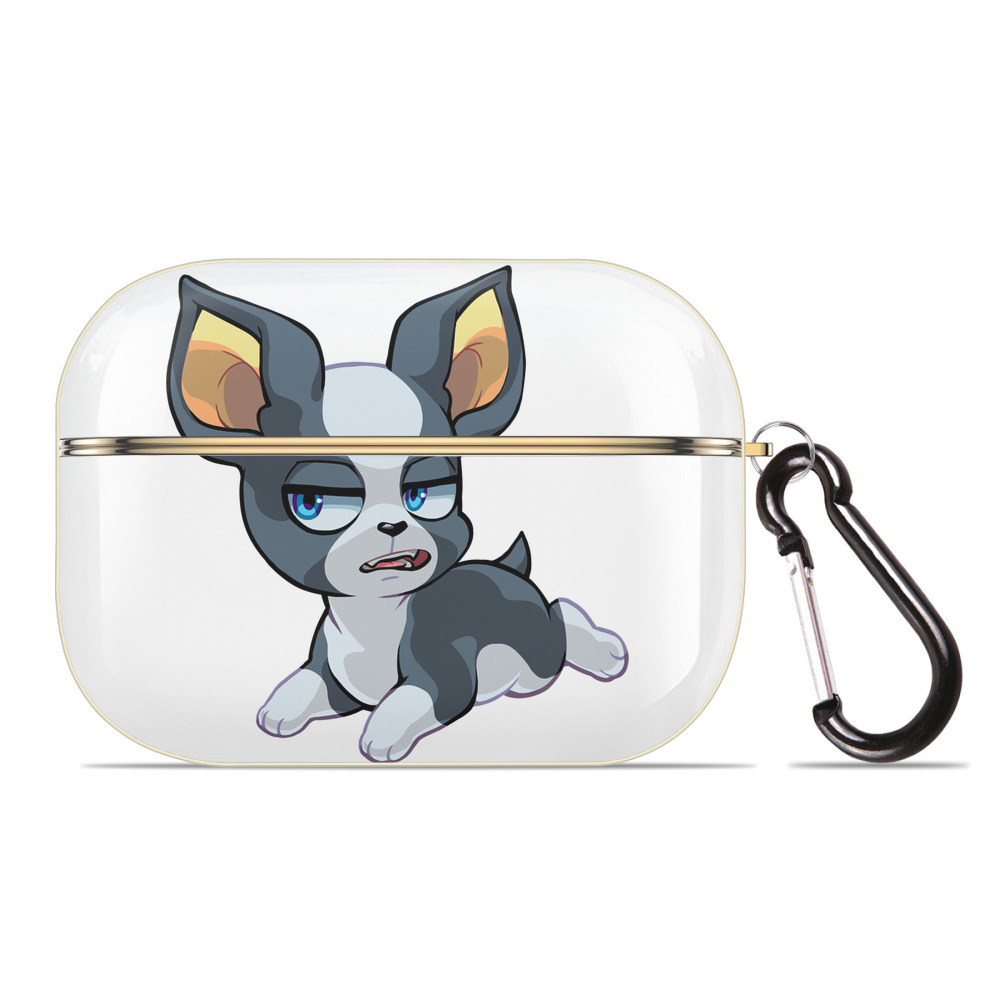 （画像用） ジョジョの奇妙な冒険 イギー JoJo's Bizarre Adventure Iggy 【AirPods Pro用】ハードシェル保護ケース｜耐衝撃・防指紋・カラビナ付き商品仕様