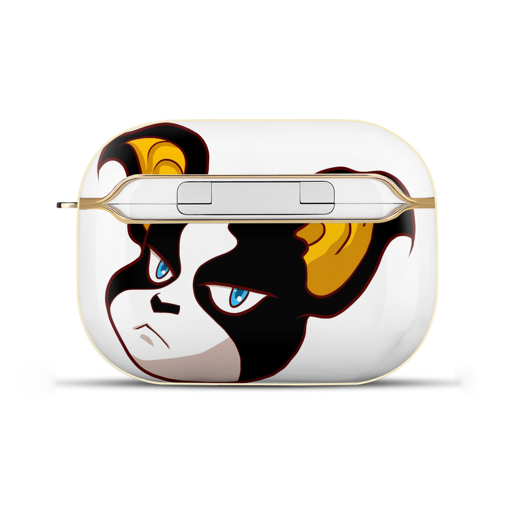 （画像用） ジョジョの奇妙な冒険 イギー JoJo's Bizarre Adventure Iggy 【AirPods Pro用】ハードシェル保護ケース｜耐衝撃・防指紋・カラビナ付き商品仕様