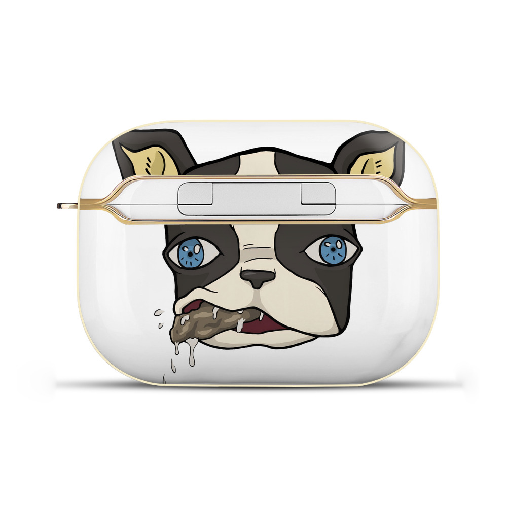 （画像用） ジョジョの奇妙な冒険 イギー JoJo's Bizarre Adventure Iggy 【AirPods Pro用】ハードシェル保護ケース｜耐衝撃・防指紋・カラビナ付き商品仕様