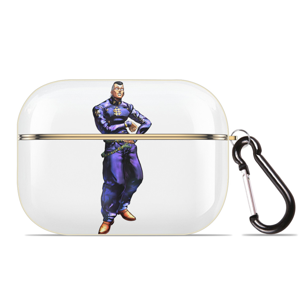 （画像用） ジョジョの奇妙な冒険 虹村億泰 にじむら おくやす JoJo's Bizarre Adventure Nijimura Okuyasu 【AirPods Pro用】ハードシェル保護ケース｜耐衝撃・防指紋・カラビナ付き商品仕様