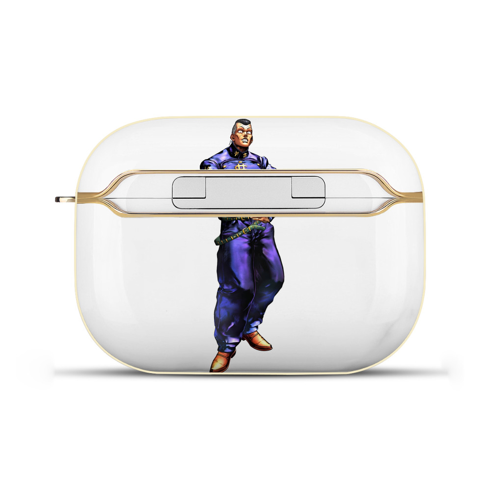 （画像用） ジョジョの奇妙な冒険 虹村億泰 にじむら おくやす JoJo's Bizarre Adventure Nijimura Okuyasu 【AirPods Pro用】ハードシェル保護ケース｜耐衝撃・防指紋・カラビナ付き商品仕様