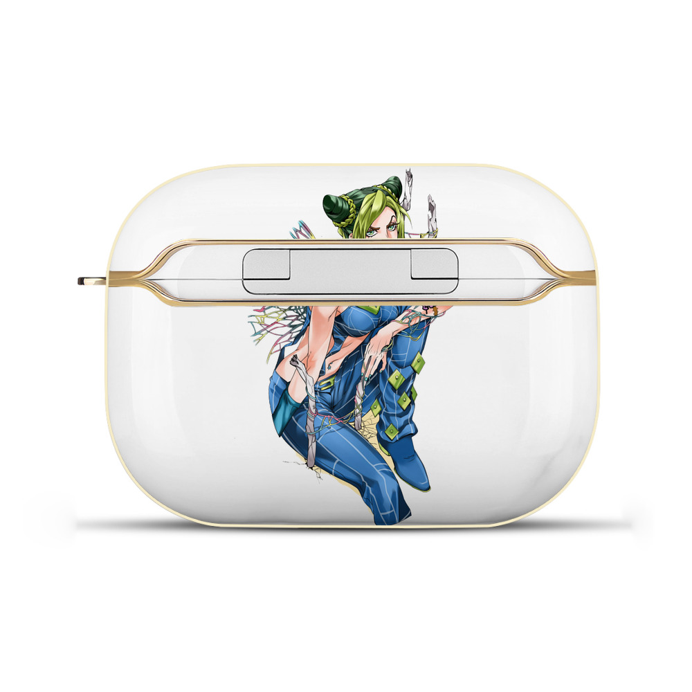 （画像用） "ジョジョの奇妙な冒険 くうじょう ジョリーン JoJo's Bizarre Adventure Jolyne Cujoh " 【AirPods Pro用】ハードシェル保護ケース｜耐衝撃・防指紋・カラビナ付き商品仕様