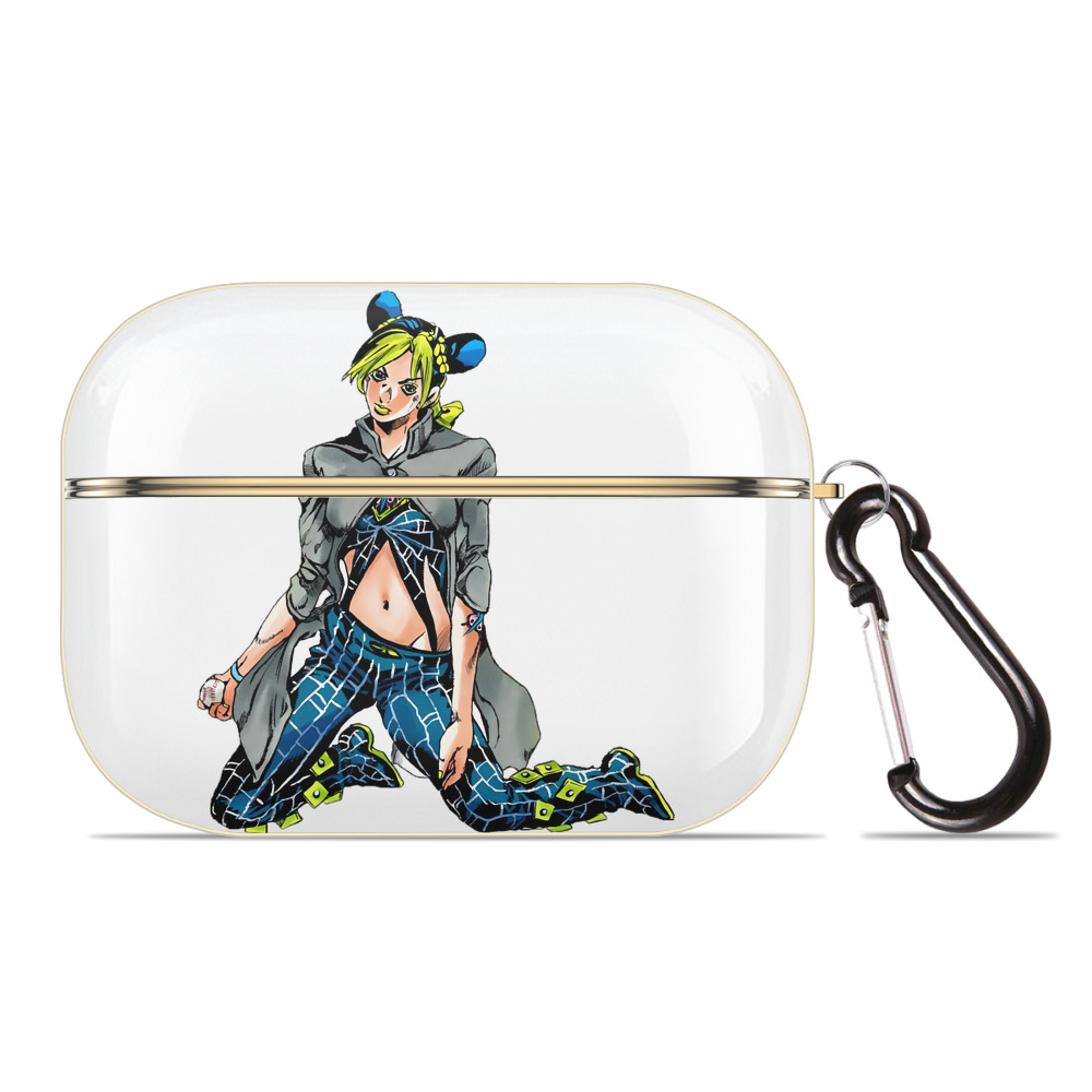 （画像用） "ジョジョの奇妙な冒険 くうじょう ジョリーン JoJo's Bizarre Adventure Jolyne Cujoh " 【AirPods Pro用】ハードシェル保護ケース｜耐衝撃・防指紋・カラビナ付き商品仕様