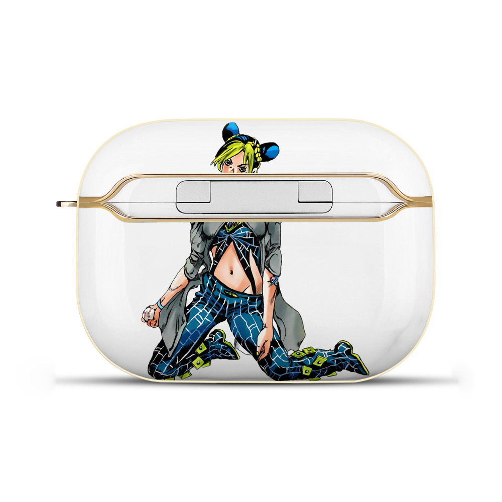 （画像用） "ジョジョの奇妙な冒険 くうじょう ジョリーン JoJo's Bizarre Adventure Jolyne Cujoh " 【AirPods Pro用】ハードシェル保護ケース｜耐衝撃・防指紋・カラビナ付き商品仕様