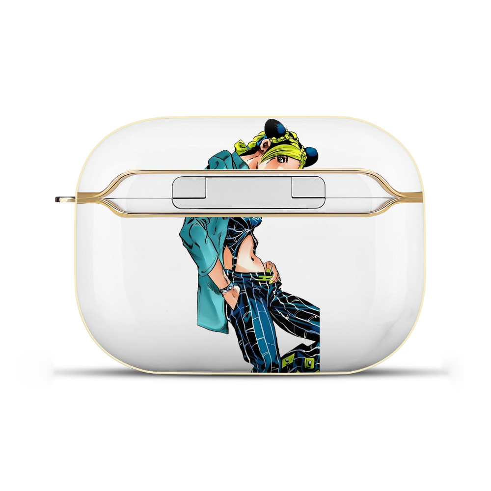 （画像用） "ジョジョの奇妙な冒険 くうじょう ジョリーン JoJo's Bizarre Adventure Jolyne Cujoh " 【AirPods Pro用】ハードシェル保護ケース｜耐衝撃・防指紋・カラビナ付き商品仕様