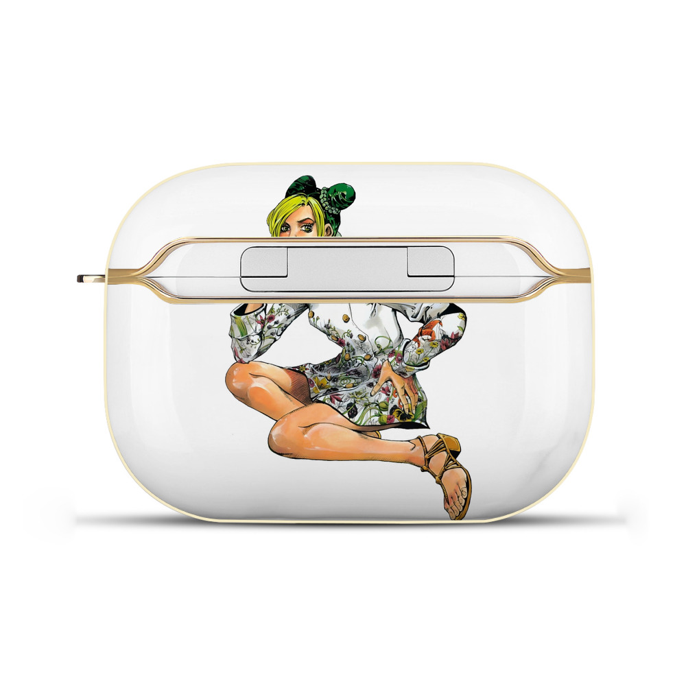 （画像用） "ジョジョの奇妙な冒険 くうじょう ジョリーン JoJo's Bizarre Adventure Jolyne Cujoh " 【AirPods Pro用】ハードシェル保護ケース｜耐衝撃・防指紋・カラビナ付き商品仕様