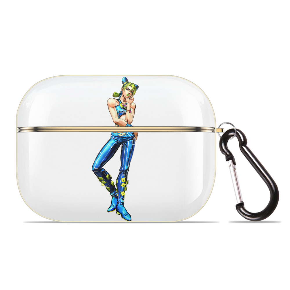 （画像用） "ジョジョの奇妙な冒険 くうじょう ジョリーン JoJo's Bizarre Adventure Jolyne Cujoh " 【AirPods Pro用】ハードシェル保護ケース｜耐衝撃・防指紋・カラビナ付き商品仕様
